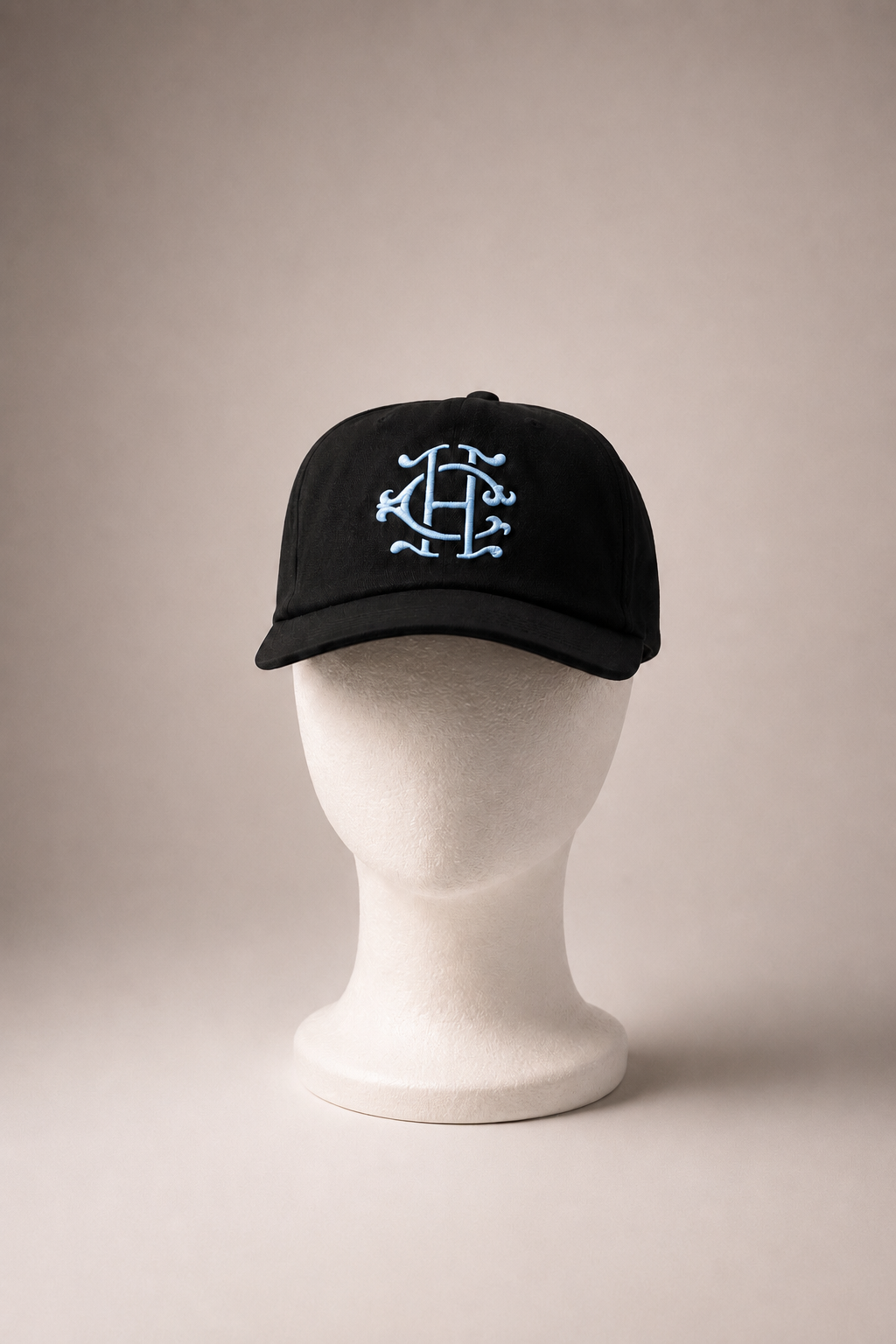 Hollywood Cricket Monogram Baby Blue Logo