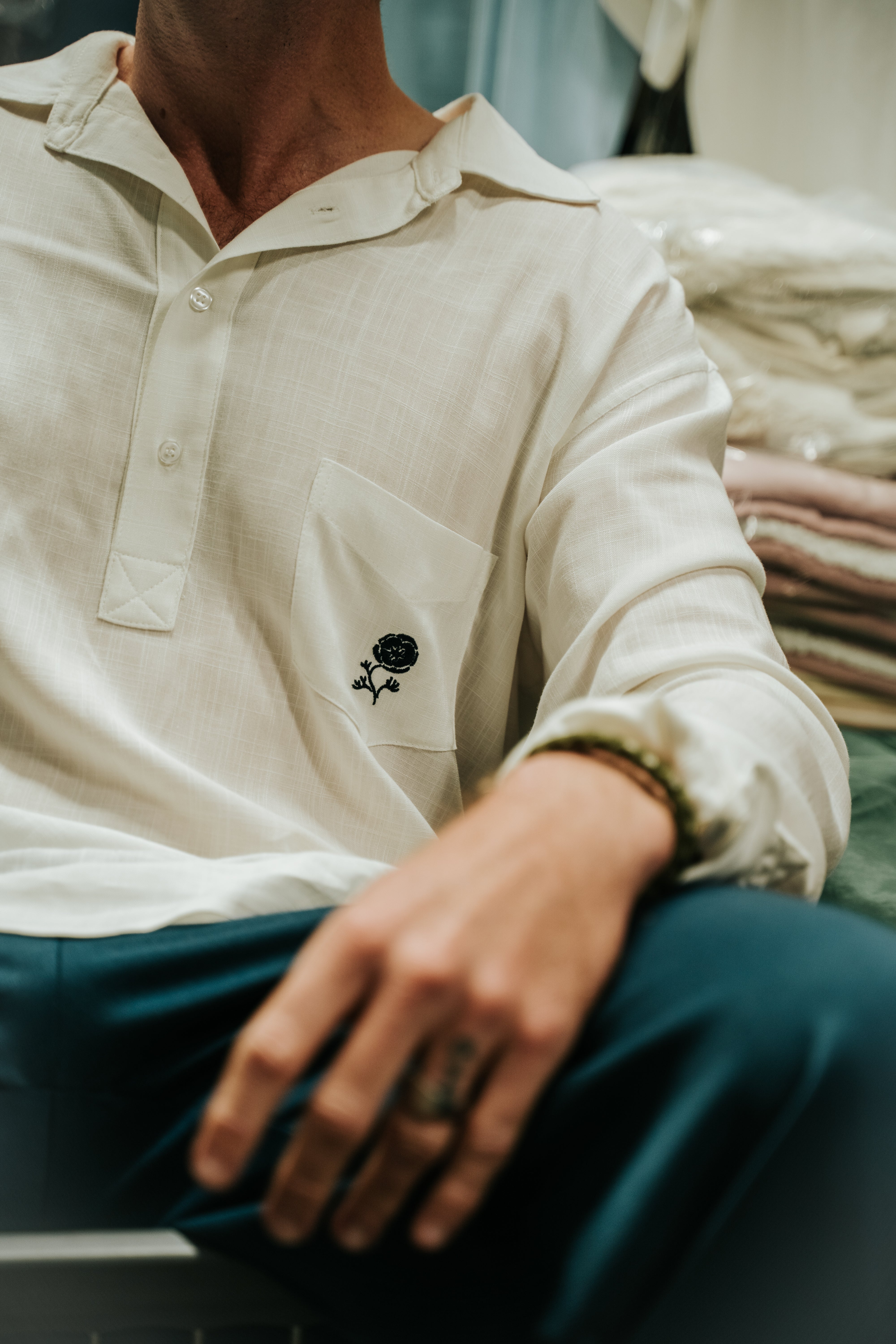 Beachwood White Long Sleeve shirt